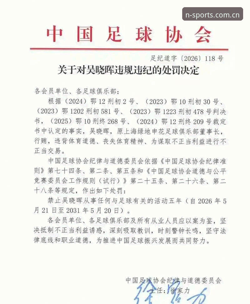 中国足协第三批禁足名单出炉：68人受罚的4大关键看点